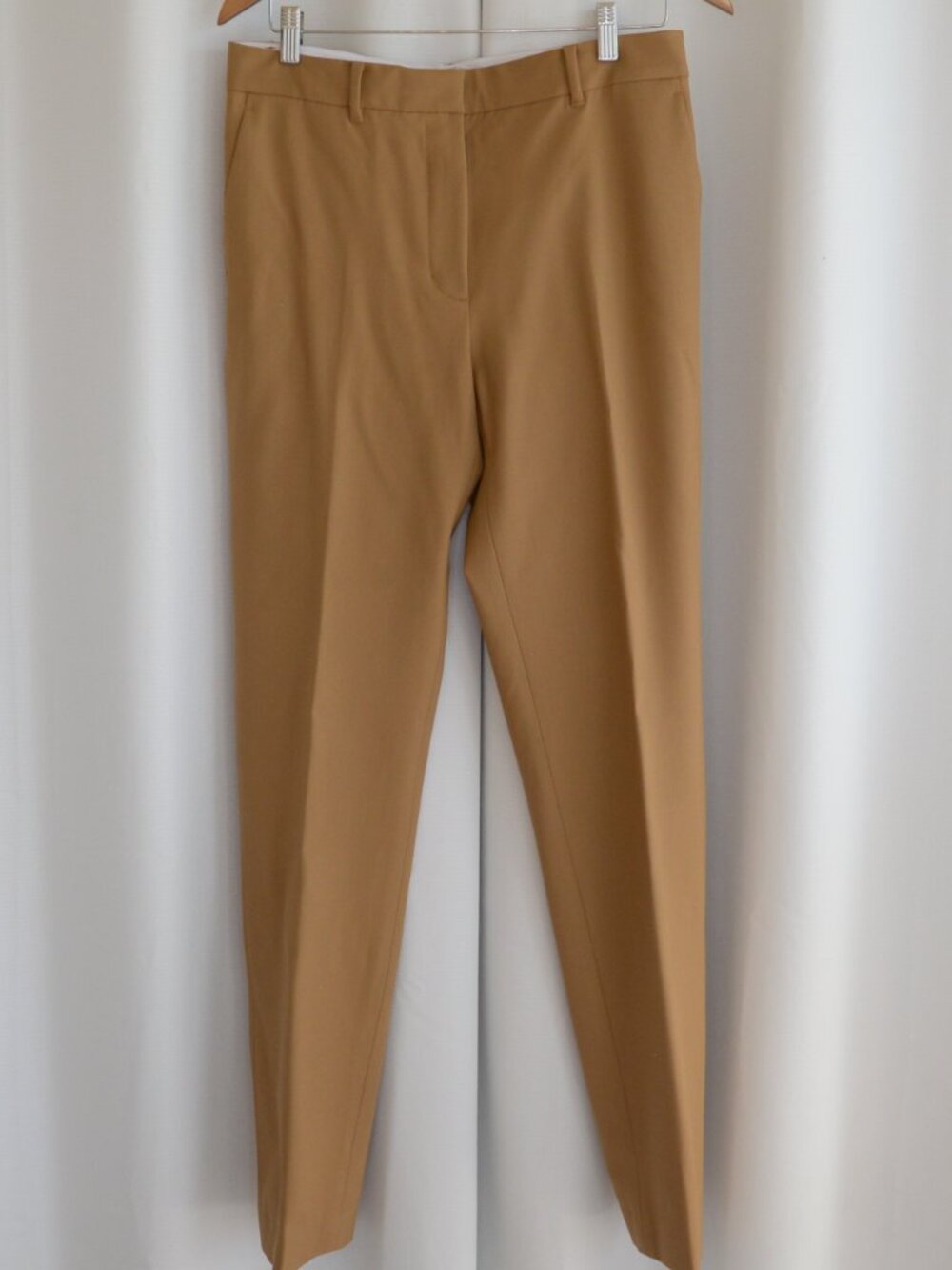 Aritzia Wilfred Tan Wool Tailored Pants Sz 10 - Picture 2 of 8